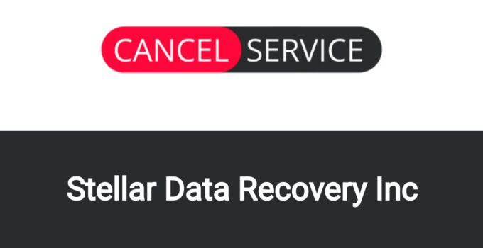 How to Cancel Stellar Data Recovery Inc