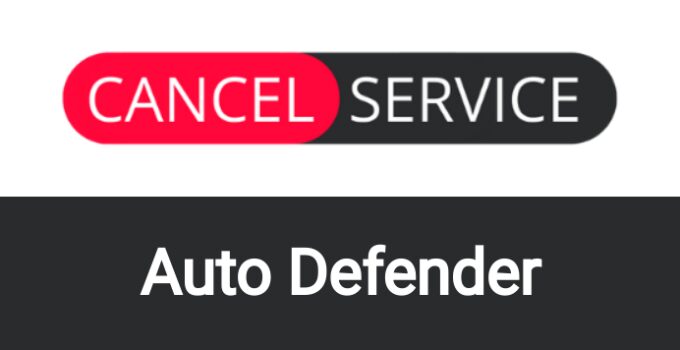 How to Cancel Auto Defender